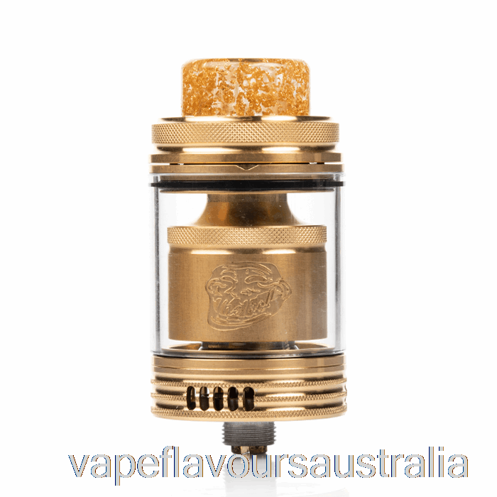 Vape Nicotine Australia Wotofo The TROLL X 24mm RTA Gold